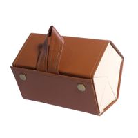 Vintage Style Classic Style Solid Color Pu Leather Jewelry Boxes main image 3
