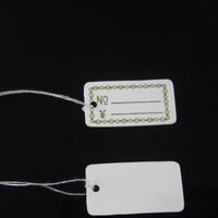 Simple Style Solid Color Paper Ornament Label Tags sku image 8