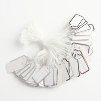 Simple Style Solid Color Paper Ornament Label Tags sku image 4