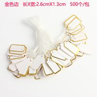 Simple Style Solid Color Paper Ornament Label Tags sku image 6