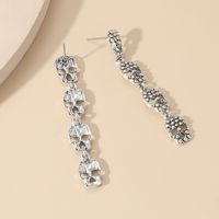 Wholesale Jewelry Classic Style Skull Alloy Plating Drop Earrings main image 4