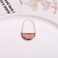 Wholesale Jewelry Vintage Style Solid Color Crystal Glass Copper Drop Earrings sku image 8