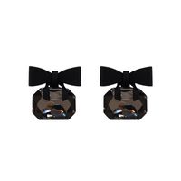 Wholesale Jewelry Cute Sweet Solid Color Bow Knot Metal Stoving Varnish Ear Studs main image 4