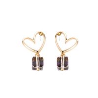Wholesale Jewelry Cute Sweet Heart Shape Alloy Plating Drop Earrings main image 2