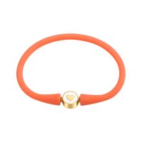 Simple Style Smiley Face Silica Gel Unisex Wristband sku image 3