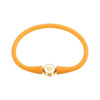 Simple Style Smiley Face Silica Gel Unisex Wristband sku image 2