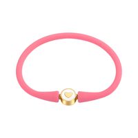 Estilo Simple Cara Sonriente Gel De Sílice Unisexo Pulsera sku image 10