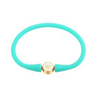Simple Style Smiley Face Silica Gel Unisex Wristband sku image 18