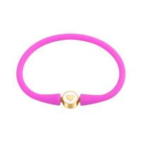 Simple Style Smiley Face Silica Gel Unisex Wristband sku image 12