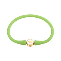 Simple Style Smiley Face Silica Gel Unisex Wristband sku image 20