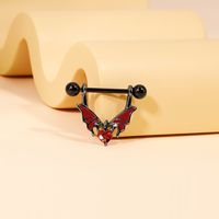 Y2k Sexy Butterfly Stainless Steel Zircon Belly Ring In Bulk main image 6