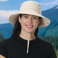 Unisex Basic Solid Color Wide Eaves Bucket Hat main image 1