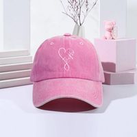 Unisex Preppy Style Simple Style Streetwear Letter Printing Wide Eaves Baseball Cap main image 5