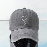 Unisex Preppy Style Simple Style Streetwear Letter Printing Wide Eaves Baseball Cap sku image 2