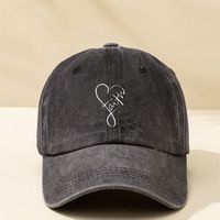 Unisex Preppy Style Simple Style Streetwear Letter Printing Wide Eaves Baseball Cap main image 2