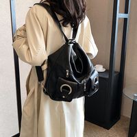 Solid Color Casual Holiday Women's Backpack main image 7