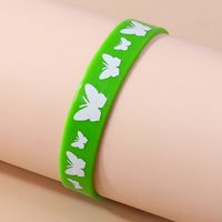 Casual Solid Color Rubber Women's Wristband main image 8