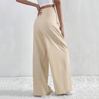 Women's Street Casual Solid Color Full Length Wide Leg Pants main image 5