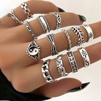Hip-hop Vintage Style Animal Alloy Men's Rings main image 1