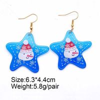 Wholesale Jewelry Cartoon Style Cartoon Character Arylic Drop Earrings main image 5