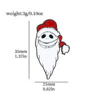 Funny Santa Claus Alloy Enamel Unisex Brooches sku image 2