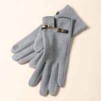 Women's Cute Sweet Solid Color Gloves 1 Pair sku image 5