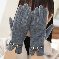 Women's Elegant Solid Color Gloves 1 Pair sku image 17