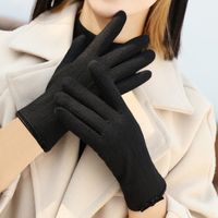 Frau Elegant Einfarbig Handschuhe 1 Paar sku image 9
