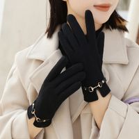 Women's Elegant Solid Color Gloves 1 Pair sku image 18