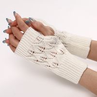 Frau Elegant Preppy-stil Einfarbig Handschuhe 1 Satz sku image 3