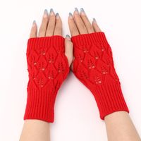 Women's Elegant Preppy Style Solid Color Gloves 1 Set sku image 9
