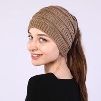 Women's Simple Style Solid Color Wool Braid Hair Band main image 4