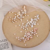 Sweet Flower Artificial Pearl Hair Band main image 6