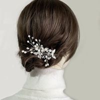 Sweet Flower Artificial Pearl Hair Band main image 4