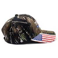 Unisexo Hip Hop Estilo Clásico Letra Camuflaje Aleros Planos Gorra De Beisbol main image 2