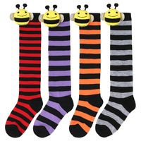 Kid's Cute Stripe Polyester Over The Knee Socks A Pair main image 4