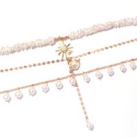 Elegante Collar De Múltiples Capas Con Forma De Planeta De Perlas Exóticas Para Mujer main image 4
