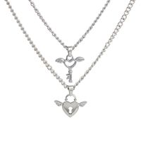 Streetwear Heart Shape Stainless Steel Pendant Necklace main image 2