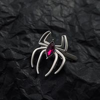 Funny Spider Alloy Plating 14k Gold Plated Silver Plated Halloween Women's Jewelry Set main image 2