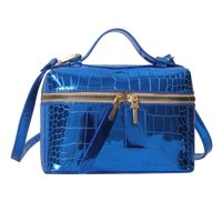 Women's Medium All Seasons Pu Leather Solid Color Streetwear Square Zipper Shoulder Bag Handbag Bucket Bag main image 2