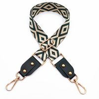 Polyester Cotton Geometric Bag Strap sku image 1