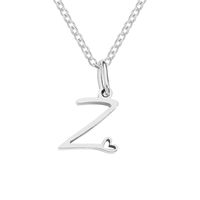 Simple Style Letter Stainless Steel Titanium Steel Plating Pendant Necklace sku image 25