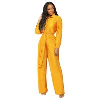 Women's Street Casual Solid Color Full Length Jumpsuits sku image 2