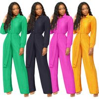 Women's Street Casual Solid Color Full Length Jumpsuits main image 1
