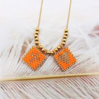 Sweet Heart Shape Alloy Glass Plating Women's Pendant Necklace sku image 4
