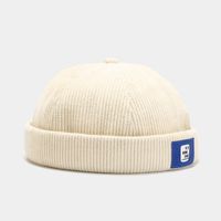 Unisex Hip-hop Simple Style Solid Color Eaveless Beanie Hat sku image 4