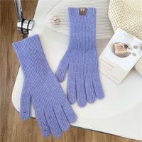 Women's Preppy Style Simple Style Solid Color Gloves 1 Set sku image 10