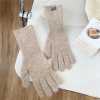 Women's Preppy Style Simple Style Solid Color Gloves 1 Set sku image 8