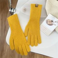 Women's Preppy Style Simple Style Solid Color Gloves 1 Set sku image 12