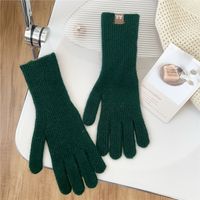 Women's Preppy Style Simple Style Solid Color Gloves 1 Set sku image 11